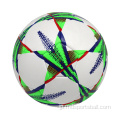 革のカスタムロゴ印刷された安いサッカーボール